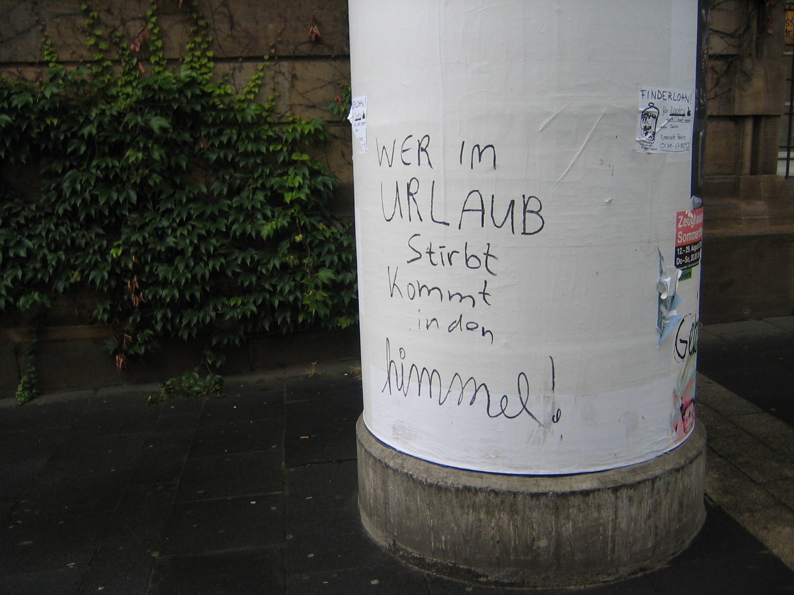 Ich wu�te es doch.